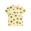 MINI RODINI Majica 2522010623 Rumena Regular Fit