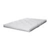Bela trda futonska vzmetnica 90x200 cm Basic – Karup Design