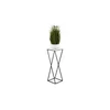 Stalak za cveće LOFT 70x24 cm crna/bela
