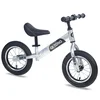 BALANCE BIKE 12 QITONG srebrna/crna