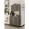 Hanah Home ormar za kafe kutak Avior 90, 90 cm, sivi