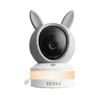 TESLA Electronics Bambino - Pametna otroška varuška 4 MP 2560p 5V Wi-Fi siva/bela