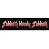 Black Sabbath Sabbath Bloody Sabbath (Retail Pack) Našitek za šivanje 200 x 50 mm