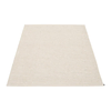 Kremno bela notranja in zunanja preproga 140x200 cm Mono Linen Vanilla – Pappelina