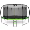 Aga SPORT EXCLUSIVE Trampolin 430 cm svetlo zelena + zaščitna mreža + lestev