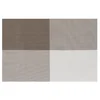 Set of 4 table mats, 45 x 30 cm, Brown