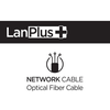 LanPlus Fiber optic cable 2FO 2km Indoor drop cable, G657A1, FRP, LSZH, white ( 4362 )