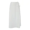 Trendyol Modest Ženska suknja Tctaw25Ee00007, Bela