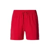 Calvin Klein Swimwear Kratke kopalne hlače rdeča/bela