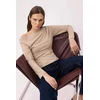 Trendyol Milla ženska bluza Twoaw26Bz00138, kamena-bež