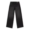 Bershka Kavbojke črn denim