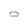 Perforated tart mold, stainless steel, 8.5 cm - de Buyer brand