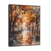 Canvas Slika na platnu Jesen, Akvarel 120x150cm, Sa ramom, Crni