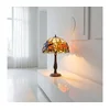 Brilagi - Tiffany vitražna stona lampa JUNGLE 2xE27/60W/230V