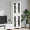 Highboard FLORIN Bijelo 60 x 35 x 182 cm Konstruirano drvo