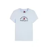 Tommy Jeans Majica mornarska/svetlo modra/živo rdeča/bela