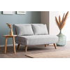Atelier del Sofa Dvosed na razvlačenje Folde 2 Sivi