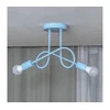 Plafonski luster OXFORD 2xE27/15W/230V plava