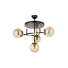 Opviq Luster AV-4331-4T-BSY, 40 cm, IP20, Crno-zlatne boje