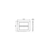 GEWISS GW16112TB poklopac okvir ONE 6+6M