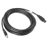 Lanberg CA-USBA-10CC-0050-BK USB kabel USB 2.0 B, 5 m, Črn