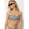 Trendyol Animal Pattern Bralette Bikini Top
