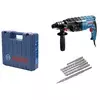 Bosch Elektro-pneumatski čekić GBH 240, SDS-plus + 6-delni set burgija u koferu 0611272102