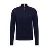 TOMMY HILFIGER Pletena jopa, modra