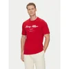 Tommy Hilfiger Majica Script Logo MW0MW33691 Rdeča Regular Fit