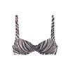 LASCANA Bikini zgornji del  črna / bela