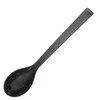 shumee SAN plastična žlica za solato do 80C, črna, dolžina 335 mm - Hendi 564455