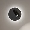 Paulmann LED-stenni reflektor na baterije Kiora, črn, višina 20 cm, z regulatorjem - Dnevna soba/jedilnica - Sodobni - črno - Kovina