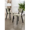 HANAH HOME Set stolica (4 komada) Arfe Cream Black