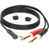 Klotz AY5A0200 2 m Y adapter kabel