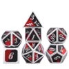 shumee Komplet 7 kovinskih kock Hellfire RPG