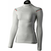 Mico Long Sleeve Mock Neck Womens Base Layer M1 Bianco M