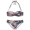 SUNSEEKER Bikini bež/roza/črna