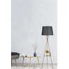 Aberto Design Podna lampa Venedik, 165 cm, 30 cm, E27, Crna