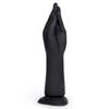 b-Vibe Vibrating Silicone Fisting Dildo Black