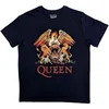 Queen Majica Classic Crest Unisex Navy Blue M