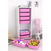 HANAH HOME Višenamenska polica Cara 8N White Pink