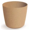 Prosperplast Milly okrogel plastični cvetlični lonček 30 cm RJAV eko les DMI300W