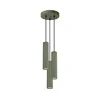 Sollux SL.1614 - Luster na sajli KARBON 3xGU10/10W/230V zelena