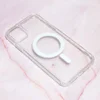 Futrola silikon MAGNETIC CONNECTION za iPhone 11 Pro Max (6.5) providna (bela)