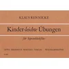 RENNICKE:KINDER-LEICHTEUBUNGEN SOPRANBLOCKFLOTE
