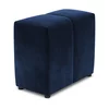 Modro žametno naslonjalo za modularni kavč Rome Velvet - Cosmopolitan Design