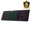 Tipkovnica brezžična + Bluetooth USB-C Redragon HORUS PRO K618RGB-PRO US | črna RGB (17433)