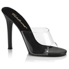 Pleaser Gala-01 Clr-Blk/Blk Matte 36