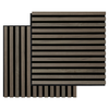 Akustični panel FibroTech Square (520 x 520 x 22 mm, oreh, 2 kosa)