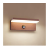 Brilagi-LED spoljašnje zidno svetlo sa senzorom TESSI LED/10W/230V braon IP54